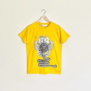 Shell Eco-Marathon Racing Gears Gauge Graphic Yellow T Shirt Adult size Medium